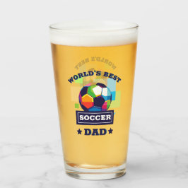 世界の最高のサッカーパパ父の日 タンブラーグラス