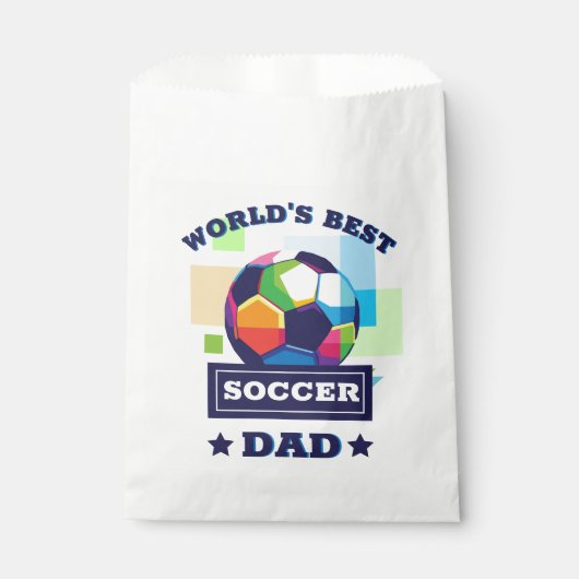 世界の最高のサッカーパパ父の日 フェイバーバッグ (正面)