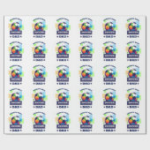 世界の最高のサッカーパパ父の日 ラッピングペーパー (フラット)