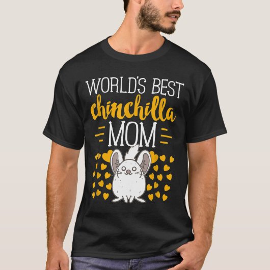 世界の最高のチンチラママS Tシャツ (正面)