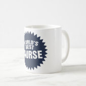 世界の最高のナース コーヒーマグカップ (正面右)