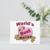世界の最高のナース ポストカード (スタンド正面)