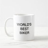 世界の最高のバイクもしくは自転車に乗る人コーヒーマグ