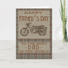 世界の最高のパパにおめでとう カード