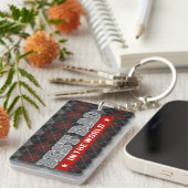 世界の最高のパパアーガイル父の日の写真 キーホルダー (正面右)