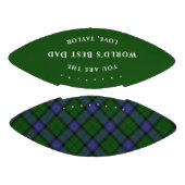 世界の最高のパパアームストロングタータンチェックプレイド アメリカンフットボール (パネル)