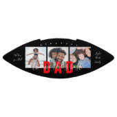 世界の最高のパパカスタム写真パーソナライズされた アメリカンフットボール (パネル)