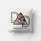 世界の最高のパパカスタム写真父の日 クッション (正面)