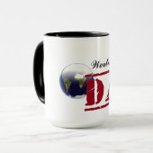 世界の最高のパパコーヒーマグ マグカップ (正面左)