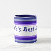 世界の最高のパパタイポグラフィ マグカップ (中央)