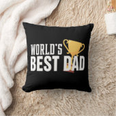 世界の最高のパパタイポグラフィ |装飾用クッション クッション (ブランケット)