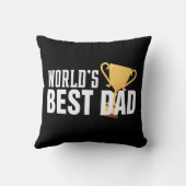 世界の最高のパパタイポグラフィ |装飾用クッション クッション (裏面)