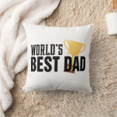 世界の最高のパパタイポグラフィ |装飾用クッション クッション (ブランケット)