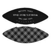 世界の最高のパパダグラスグレイタータンチェックプレイド アメリカンフットボール (パネル)