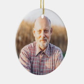 世界の最高のパパダディ父の定義の写真 セラミックオーナメント (右)