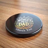 世界の最高のパパパーソナライズされた マグネット