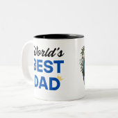 世界の最高のパパマグカップ ツートーンマグカップ (正面左)