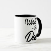 世界の最高のパパマグ最高のパパ マグカップ (正面右)