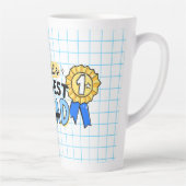 世界の最高のパパマグ父の日贈り物 カフェラテマグ (右)