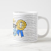 世界の最高のパパマグ父の日贈り物 ジャンボコーヒーマグカップ (右)