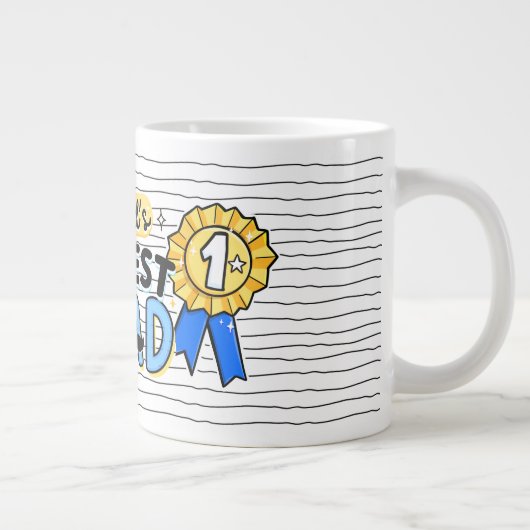 世界の最高のパパマグ父の日贈り物 ジャンボコーヒーマグカップ (右)