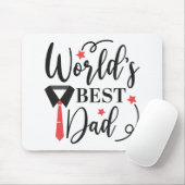 世界の最高のパパモダンタイポグラフィ |父の日 マウスパッド (マウス)