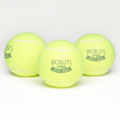 世界の最高のパパモダン父の日 テニスボール (マルチ)