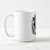 世界の最高のパパヴィンテージタイポグラフィ コーヒーマグカップ (左)