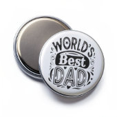 世界の最高のパパヴィンテージタイポグラフィ マグネット