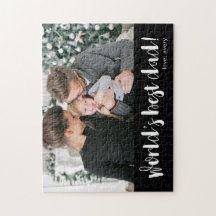 世界の最高のパパ写真と名前の白黒