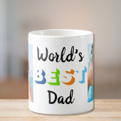 世界の最高のパパ写真 コーヒーマグカップ