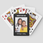 世界の最高のパパ写真 トランプ (裏面)