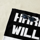 世界の最高のパパ名モダン白黒 ビーチタオル (インサイチュ)