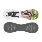 世界の最高のパパ定義2フォトおもしろいグレー 野球ボール (パネル)