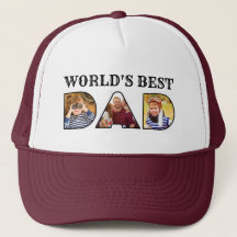 世界の最高のパパ引用文モダン3 Photo Collage