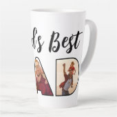 世界の最高のパパ引用文3 Photo CollageラテMag カフェラテマグ (右アングル)