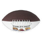 世界の最高のパパ引用文3 Photo Collage アメリカンフットボール (正面)