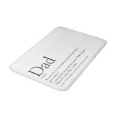 世界の最高のパパ父の定義おもしろい バスマット (アングル)