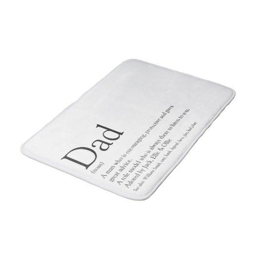 世界の最高のパパ父の定義おもしろい バスマット (アングル)