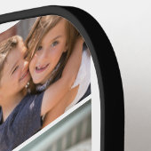 世界の最高のパパ父の日の写真コラージュ ピックルボールラケット (左詳細)