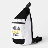 世界の最高のパパ父の日PCSB スリングバッグ (右コーナー)