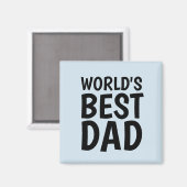 世界の最高のパパ磁石 マグネット (正面/裏面)