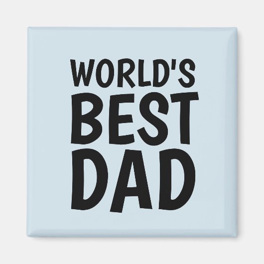 世界の最高のパパ磁石 マグネット (正面)