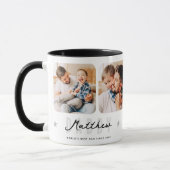 世界の最高のパパ競技モダン父デー マグカップ (左)