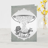 世界の最高のパパ賞文字デザイン カード (黄色い花)