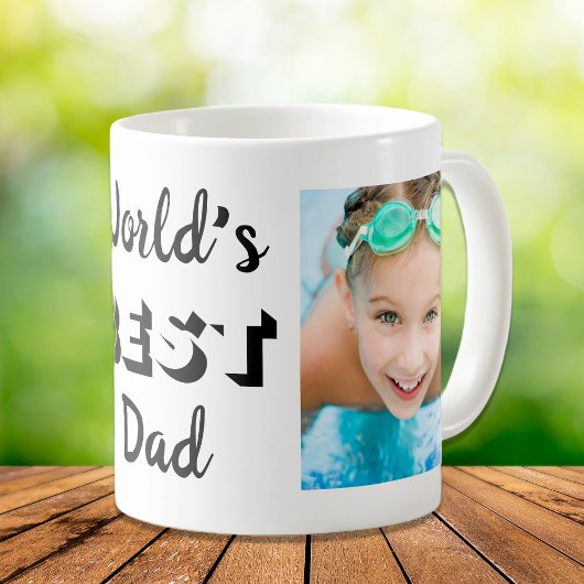世界の最高のパパ2枚パーソナライズされた コーヒーマグカップ