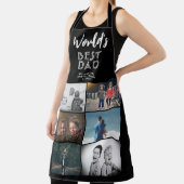 世界の最高のパパ6カスタムフォトコラージュ エプロン (インサイチュ)