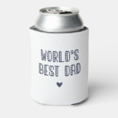 世界の最高のパパ!かわいい父の日 缶クーラー (缶裏面)