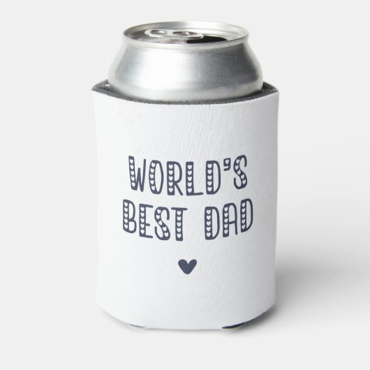 世界の最高のパパ!かわいい父の日 缶クーラー (缶裏面)