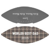 世界の最高のパパ、カスタマイズ可能なサッカーギフト、 アメリカンフットボール (パネル)